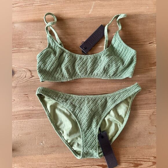 TRIANGL MACI - NORMAL KHAKI/GREEN NO BAG NEW WITH TAGS 💚 - Picture 6 of 6